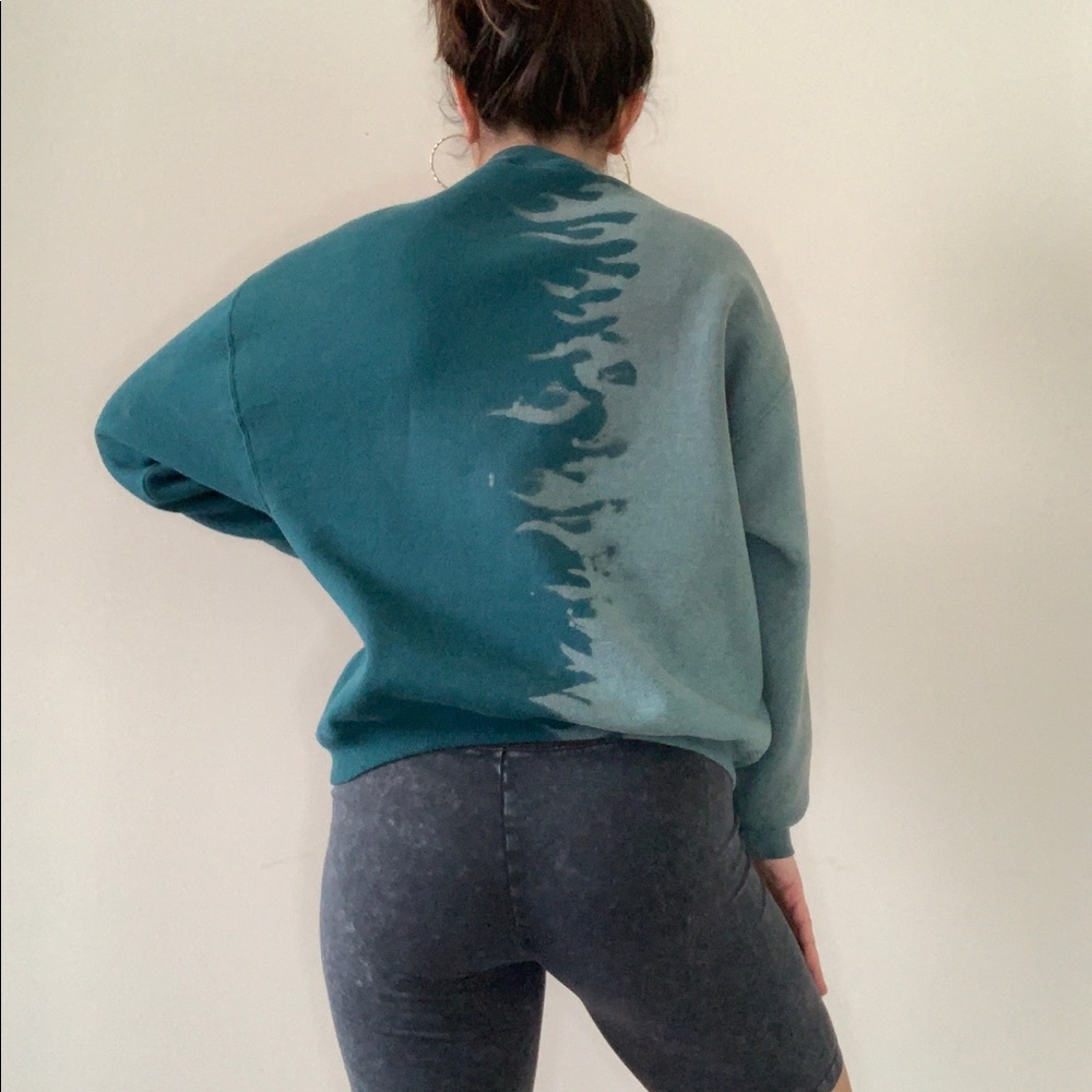 Bleach Dyed Sweatshirt - Picture 2 of 5